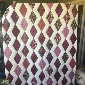 Handmade Quilt. NWOT. 64” x 56”